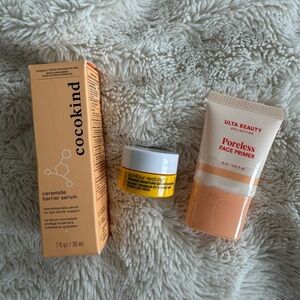 Ulta Beauty Primer Cocokind Ceramide Serum StriVectin Eye Cream Bundle NEW